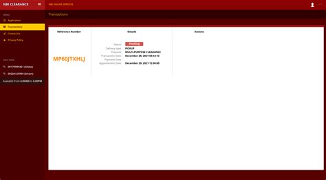 Your NBI transactions now made .